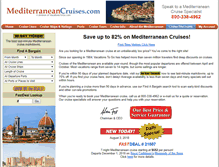 Tablet Screenshot of mediterraneancruises.com